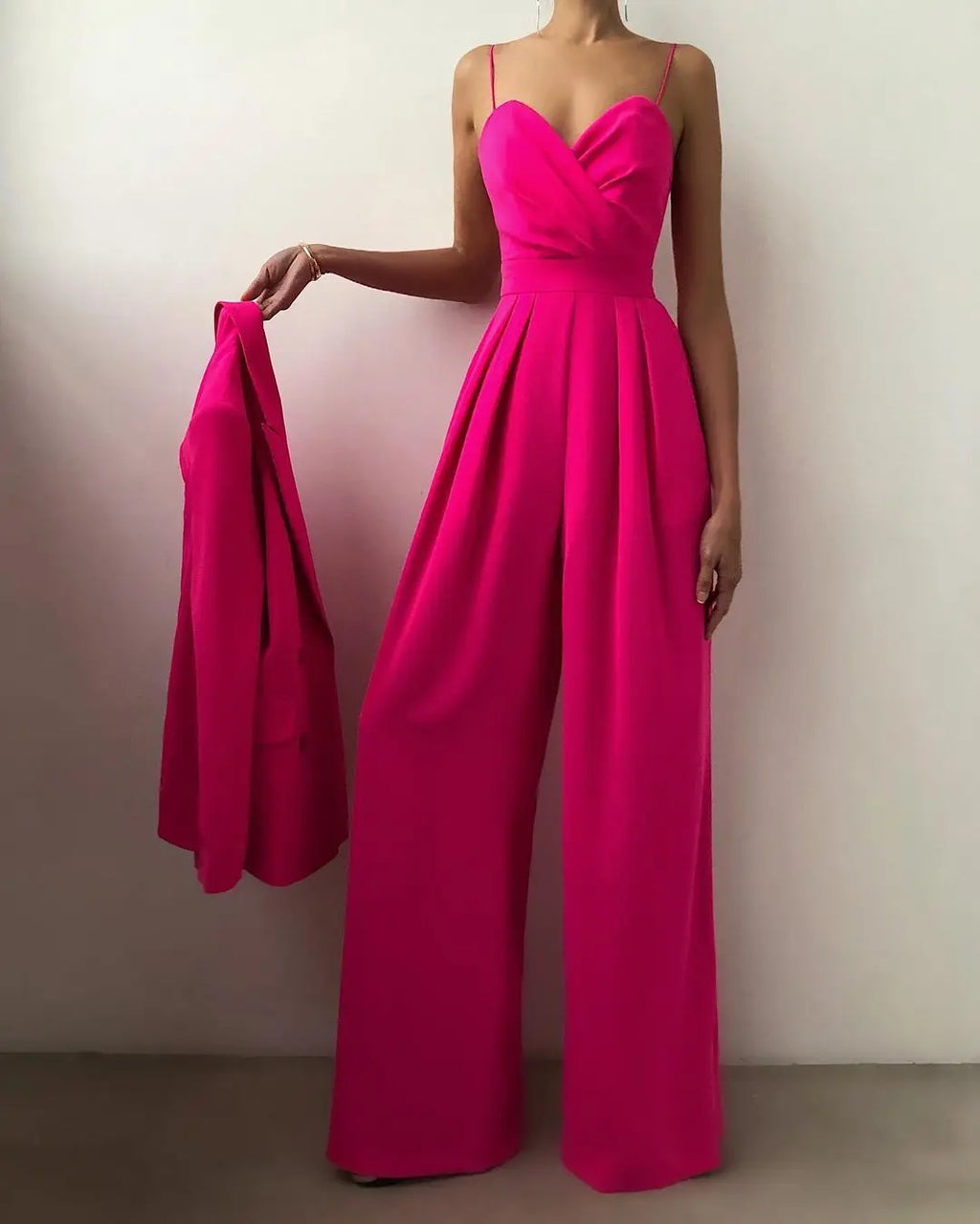 Sofia | Fluid Jumpsuit met Elegante Plissé