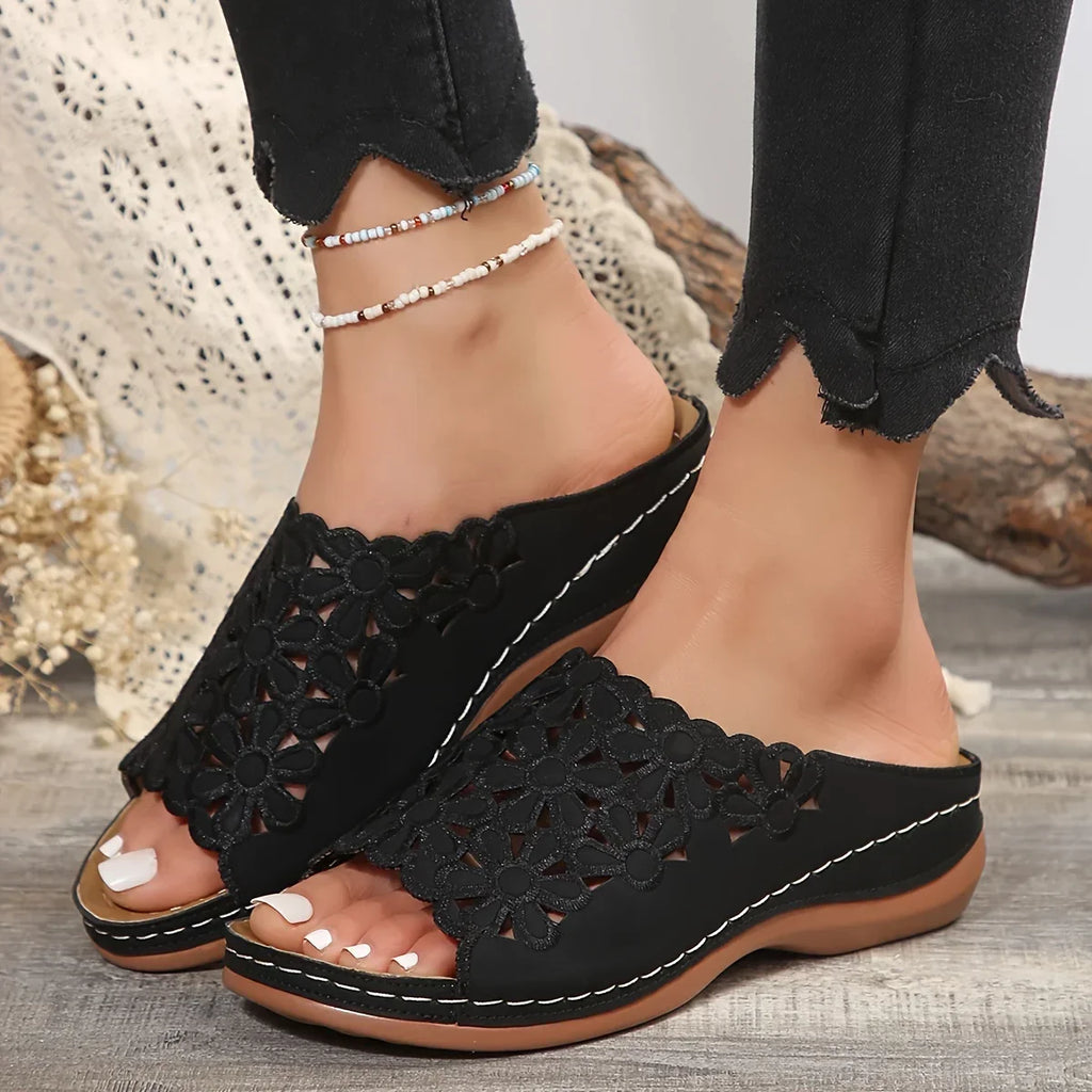 Ella™ - Elegant Floral Comfort Sandals