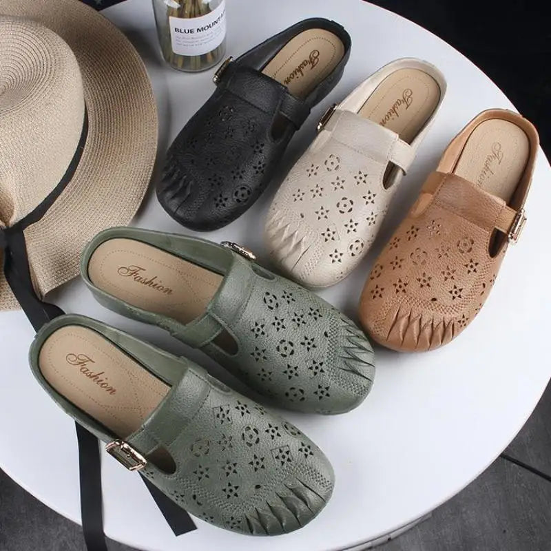 Grace™ - Stylish Closed Toe Hollow Out Sandals