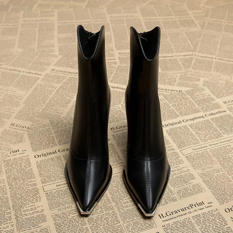 Elodie - Chrome Tip Boot