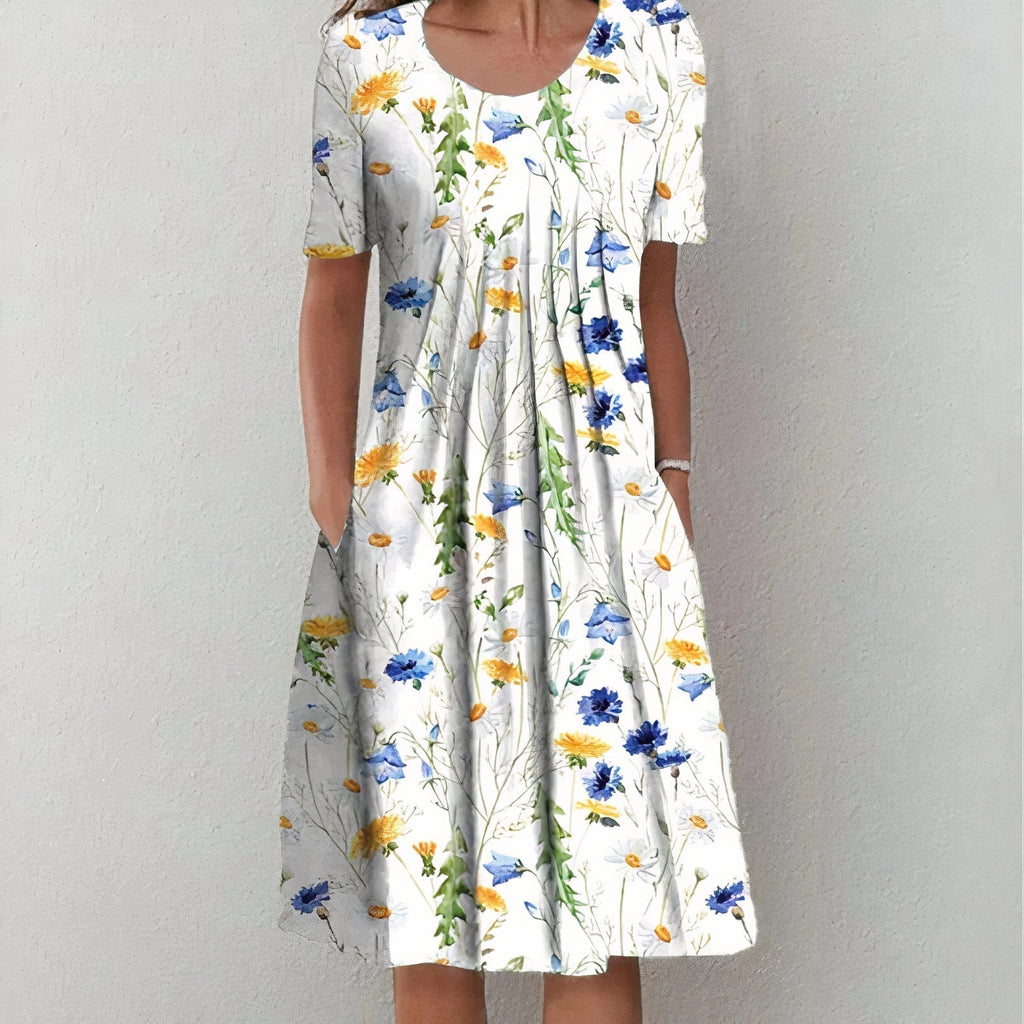 Leilani - Summer Bloom Ruffle Party Dress