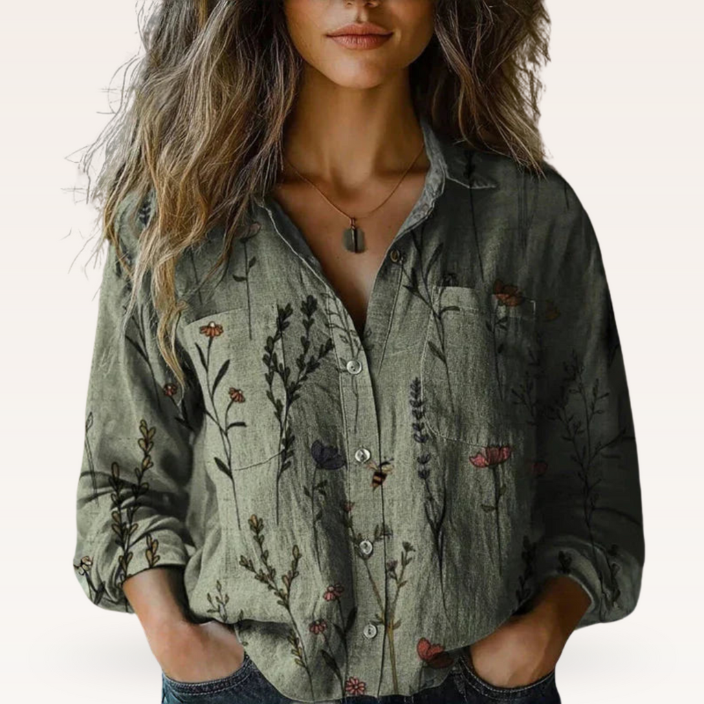 Jolie | Vintage Print Blouse