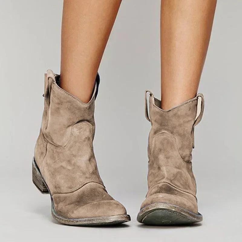 Harley™ Vintage Cowboy Ankle Boots