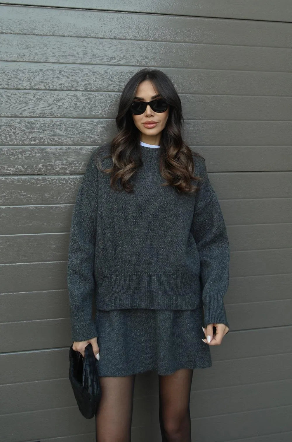HELENA™ – SET OF SWEATER AND SKIRT