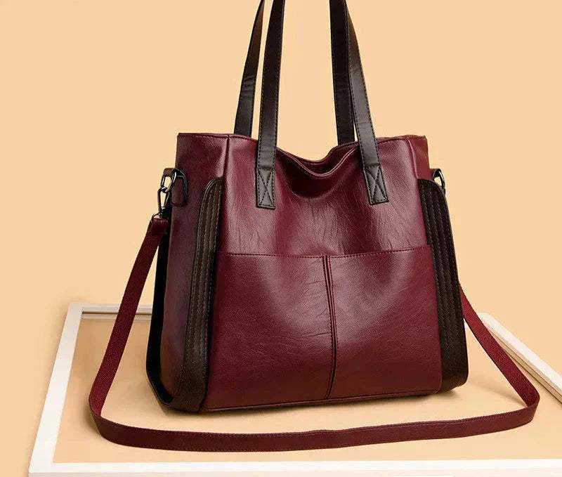 Indigo Classic Leather Handbag