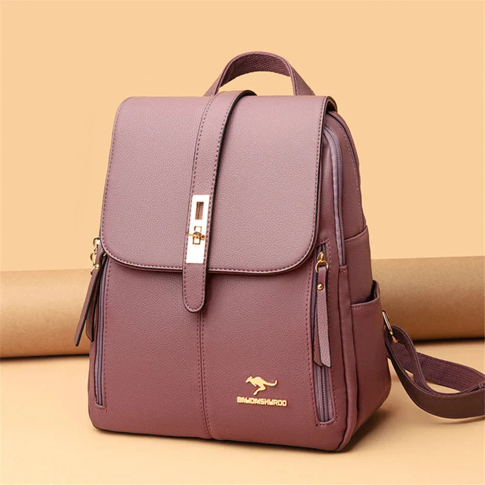 Alisa Leather Backpack