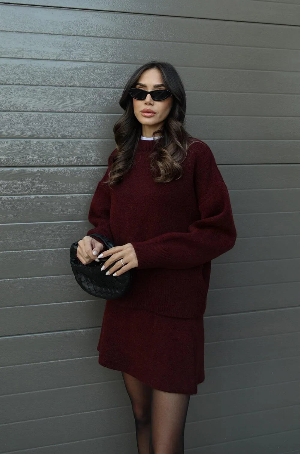 HELENA™ – SET OF SWEATER AND SKIRT