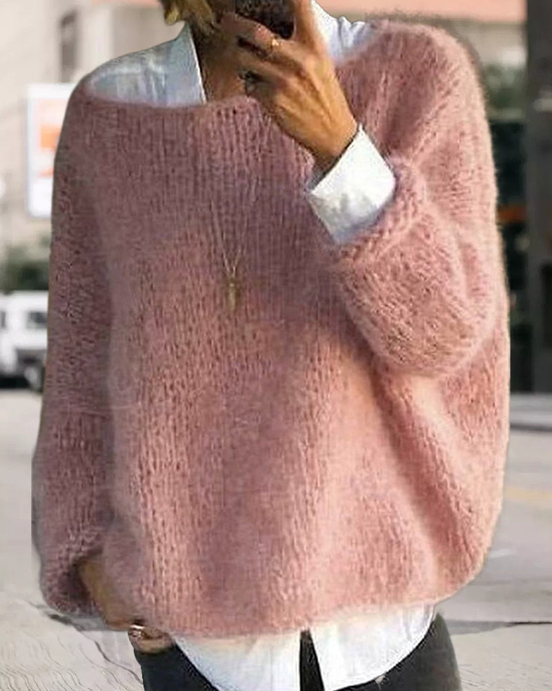 Annabel™ | Pullover in Neck Colour