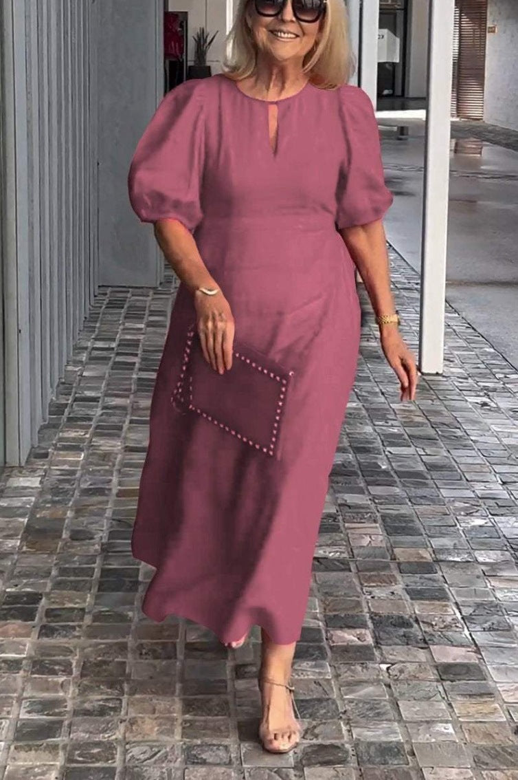 Frankie - Chic Bubble Sleeve Loose Dress