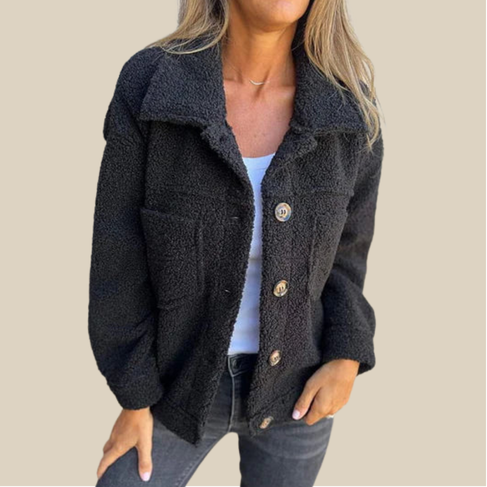 MAHLIA -  COZY SHORT SHERPA JACKET
