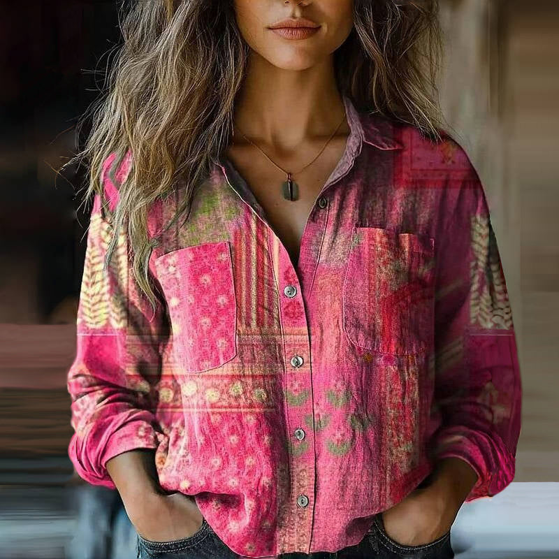 HERA I VINTAGE PRINTED BLOUSE