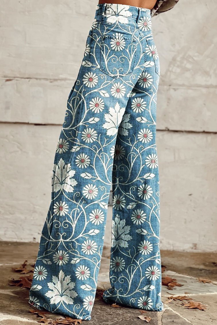 Flora™ | Vintage Flared Pants