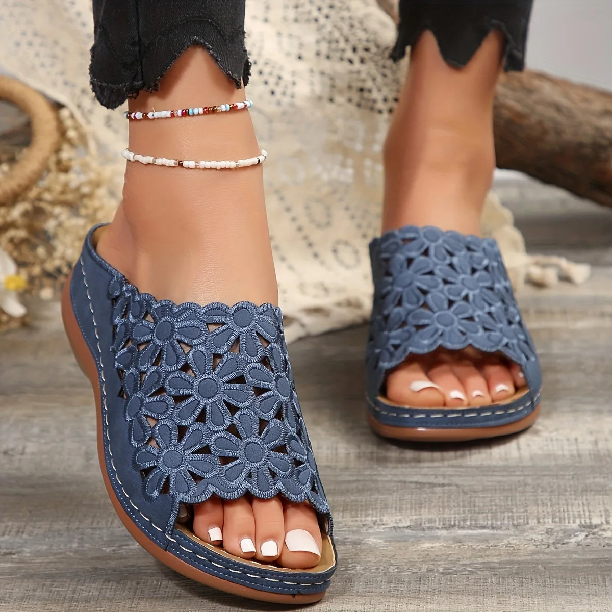 Ella™ - Elegant Floral Comfort Sandals