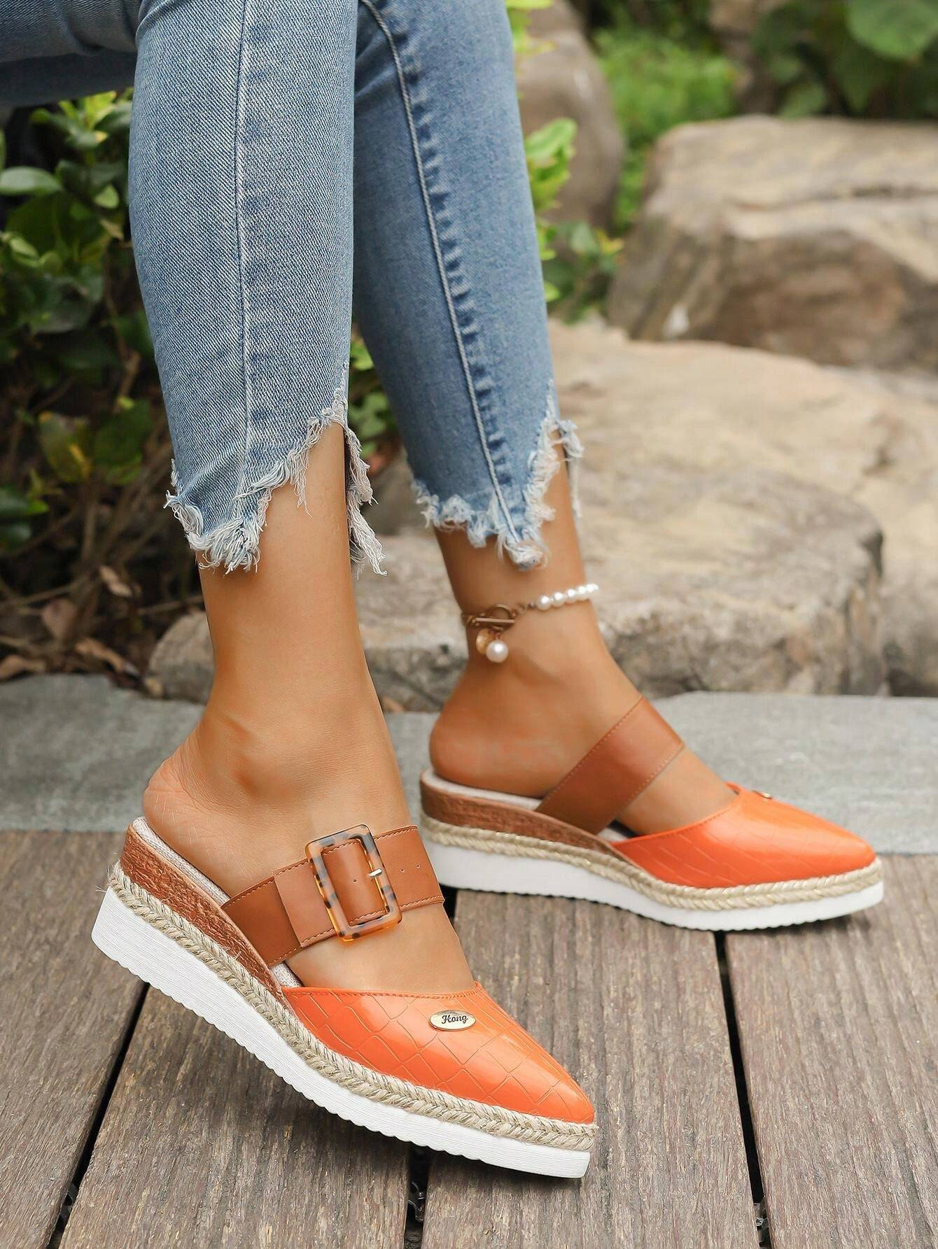 Alyssa™ - Stylish Wedge Sandals