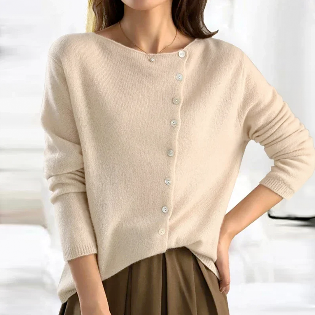Maryam™ | Simple Long-Sleeved Jumper