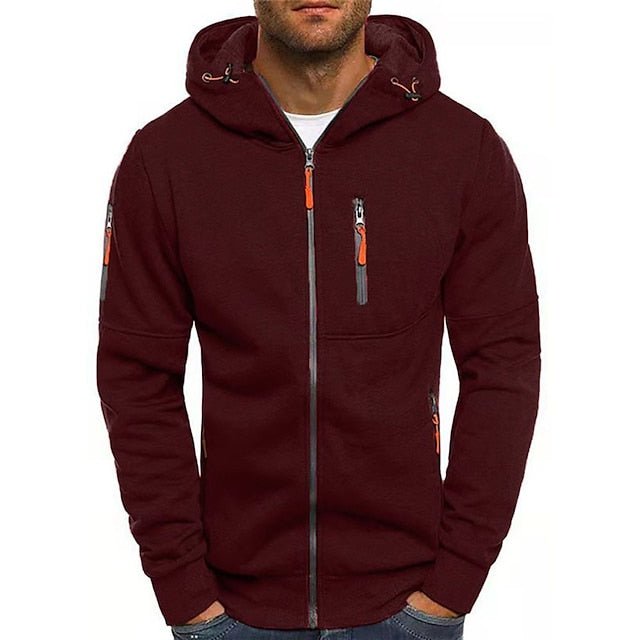 Jaxon | Hooded Zip-Up Jacket