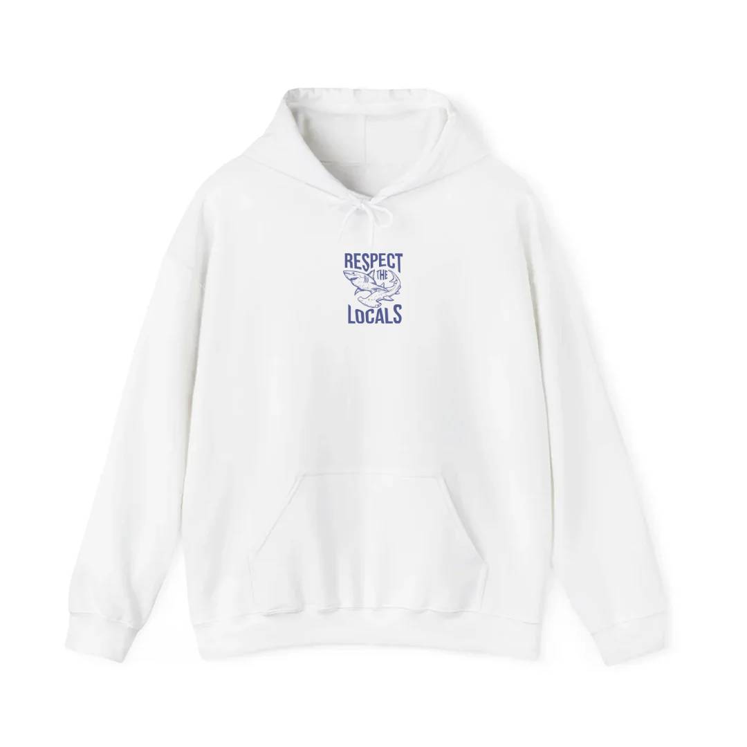 Respect The Locals Shark Hoodie