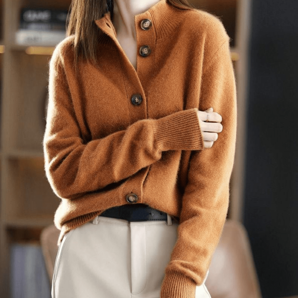 ALLI - CASHMERE KNITTED CARDIGAN
