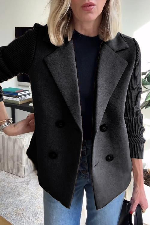 HARRIET - TIMELESS KNIT-SLEEVE BLAZER