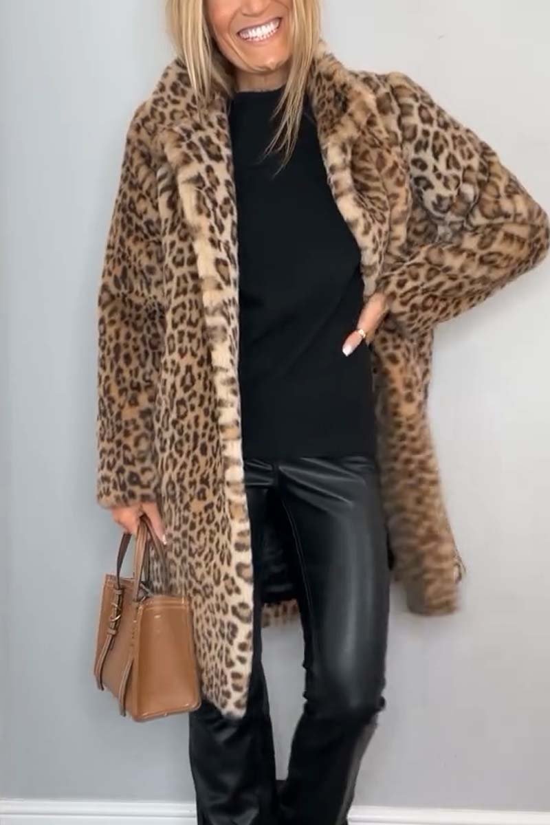 Avoralis | Zyra Leopard Print Coat