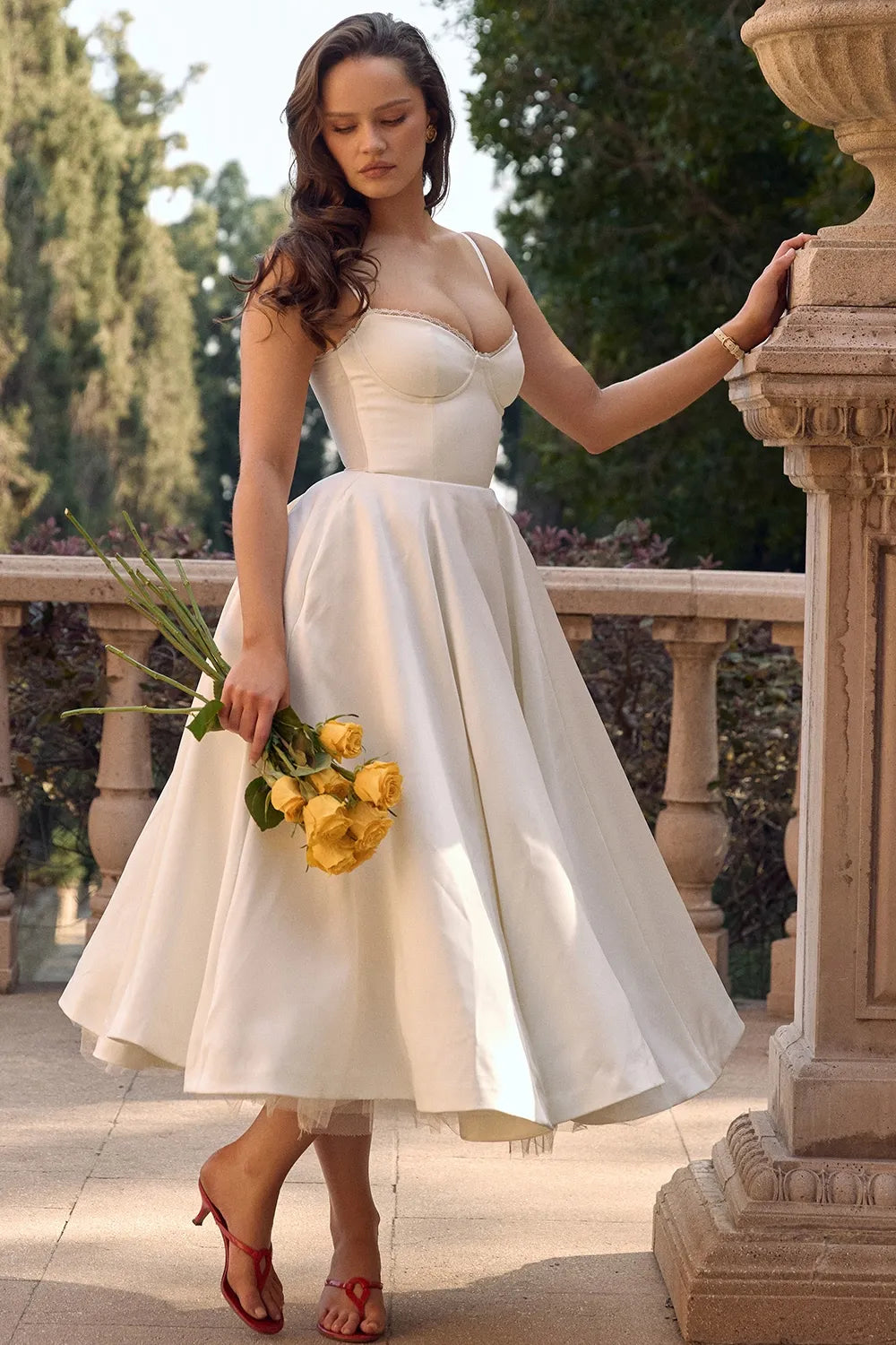 Minerva - Luxury Spaghetti Strap Princess Dress