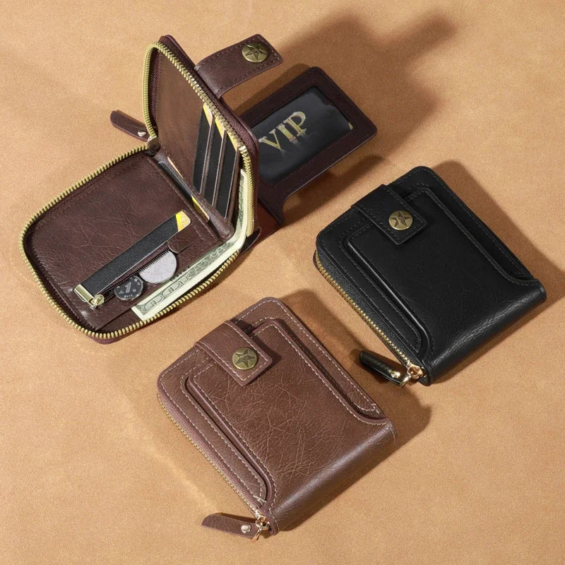 Doug | Classic Rustic Leather Wallet