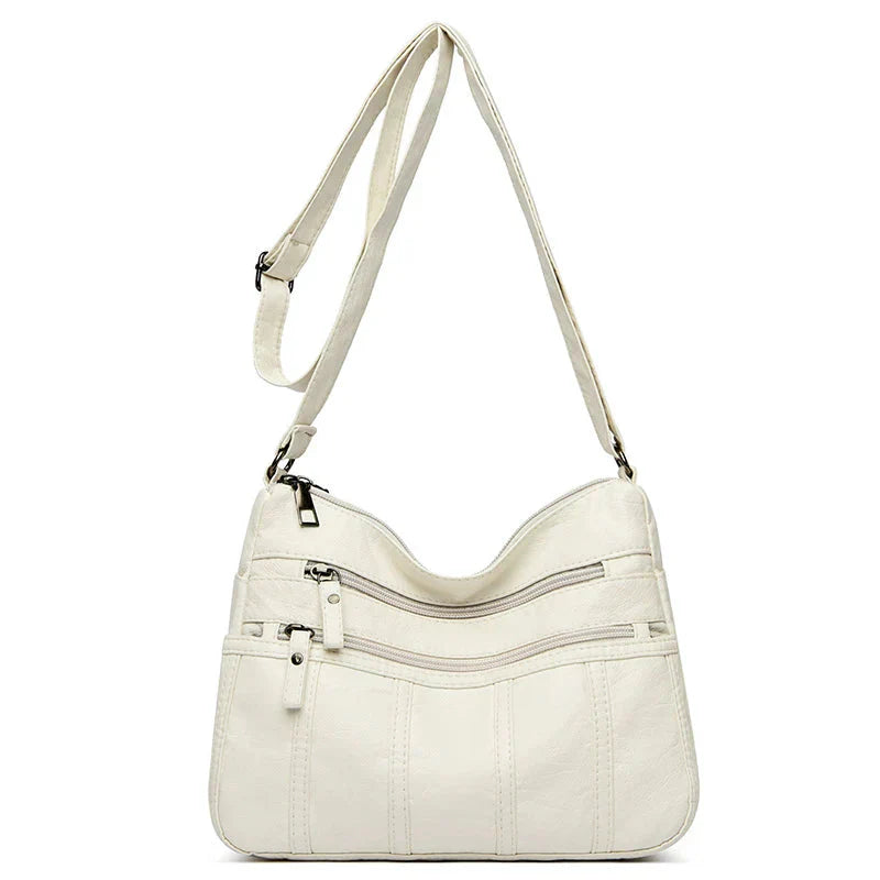Nina Soft Leather Crossbody Bag