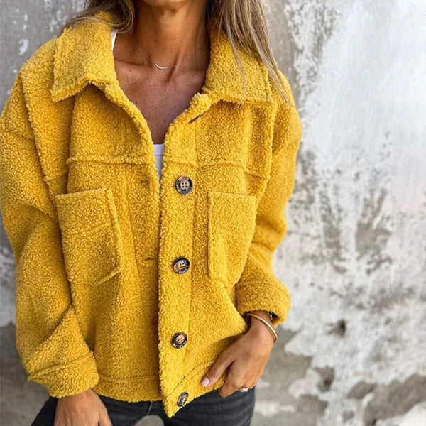 MAHLIA -  COZY SHORT SHERPA JACKET