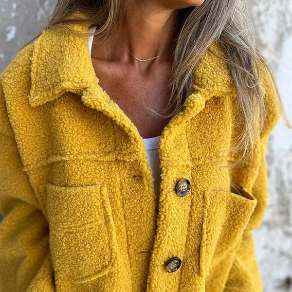 MAHLIA -  COZY SHORT SHERPA JACKET
