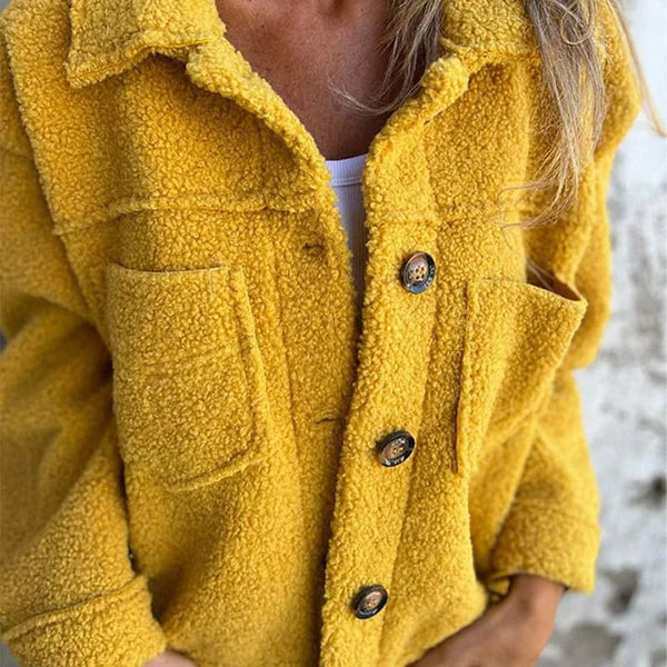 MAHLIA -  COZY SHORT SHERPA JACKET