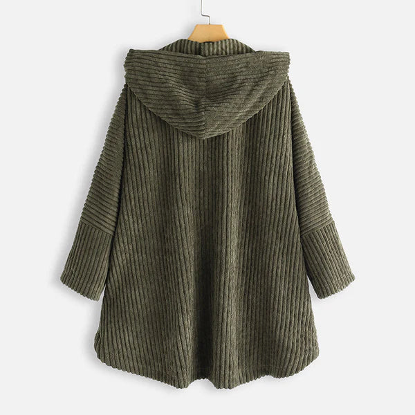 Niko – Corduroy Hooded Coat