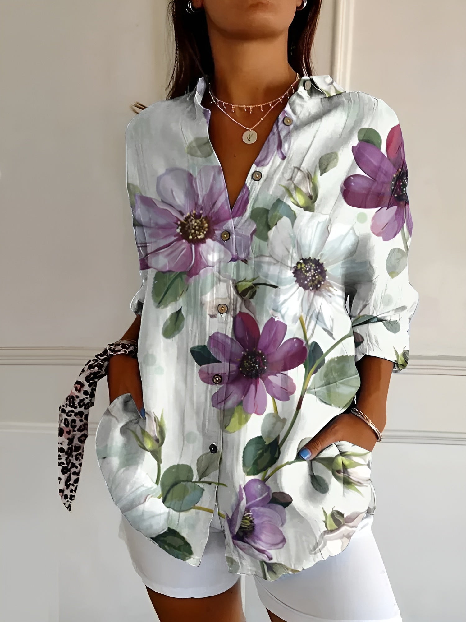 Marni Casual Elegant Floral Blouse