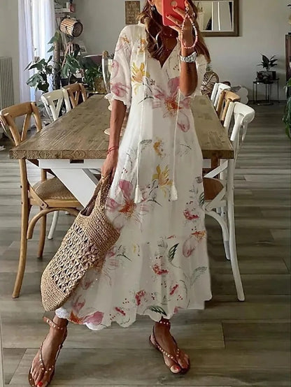 Esmie - Boho Tummy Coverage Dress