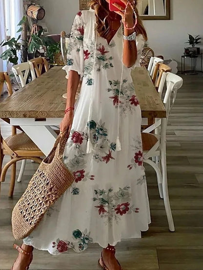 Esmie - Boho Tummy Coverage Dress