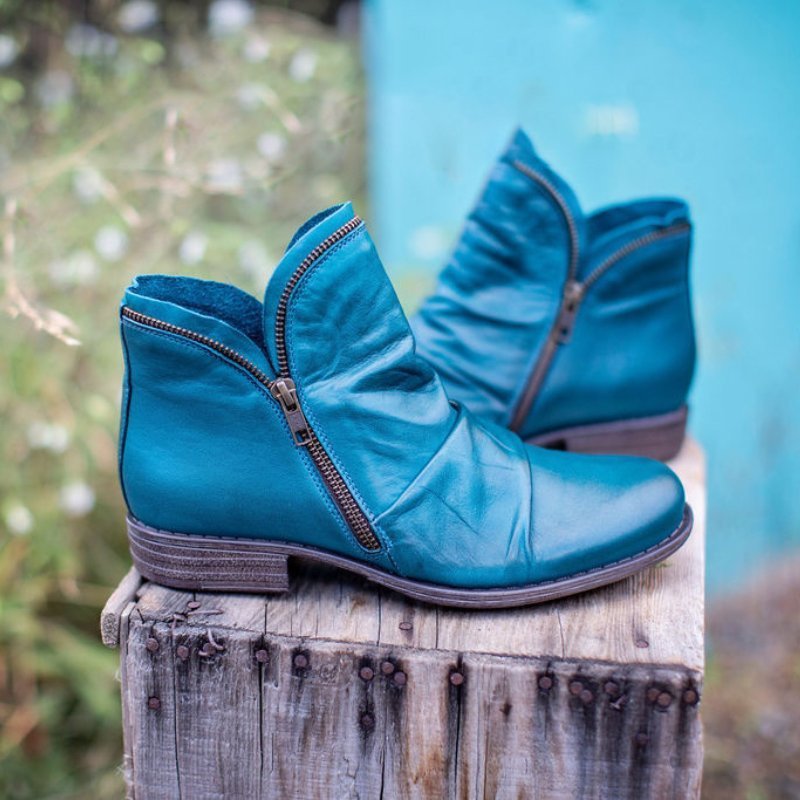 Zipped Everyday Leather Boots