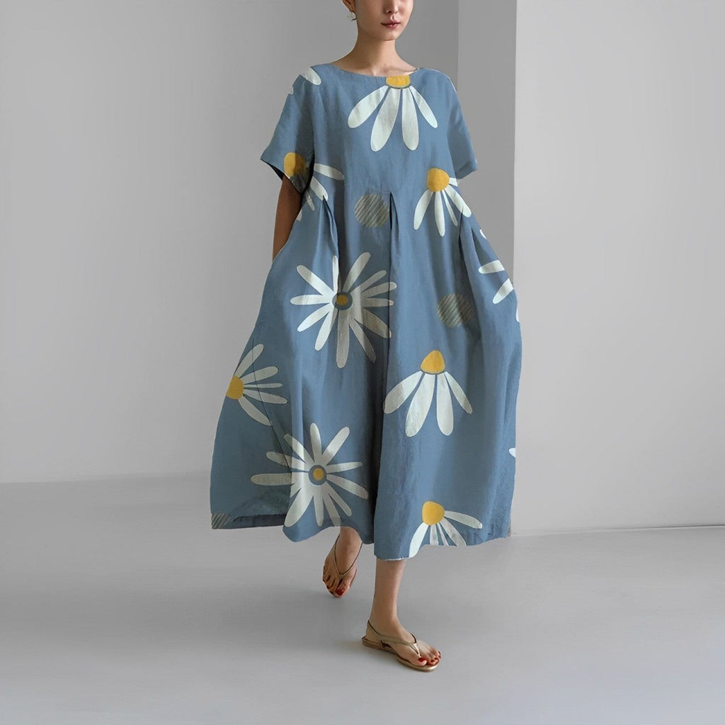 Daisy - Retro Big Swing Loose Maxi Dress